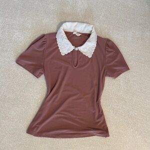 flower & feather blouse